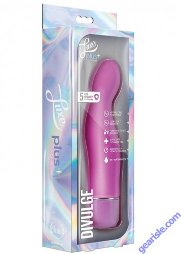 Blush Luxe Plus Divulge G Spot Vibrator Purple box