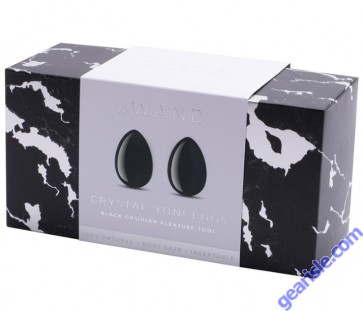 Le Wand Crystal Yoni Eggs Black Obsidian box