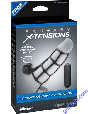 ibrating Deluxe Silicone Power Cage 1