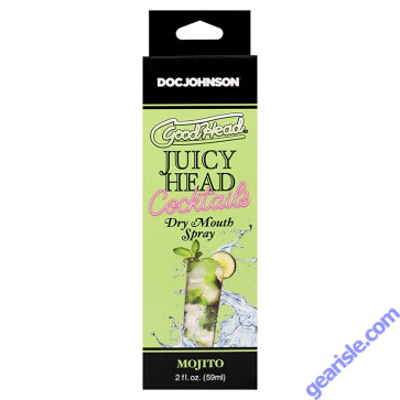 GoodHead Juicy Head Cocktails Dry Mouth Spray-Mojito 2oz Box