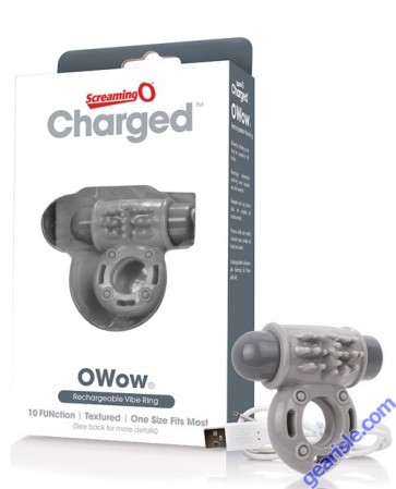 Charged Owow Vibe Ring Grey ScreamingO