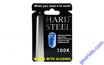 Hard Steel Male Enhancement Libido 100K Pills Works With Alcohol