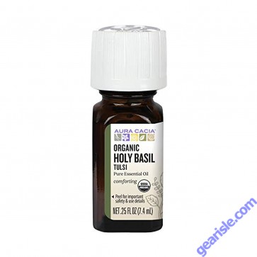 Bottle of Organic Holy Basil Tulsi Oil Bottle of Organic Holy Basil Tulsi Oil