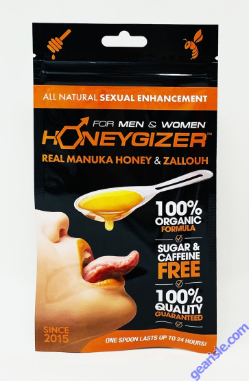 Honeygizer Spoon Real Manuka Honey Zallouh Male Enhancement 