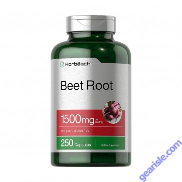 Bottle of Horbaach Beet Root Capsules