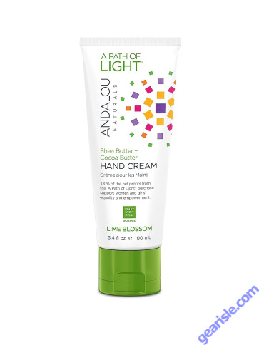 Lime Blossom Hand Cream 3.4 fl oz Cruelty Free Vegan Andalou Naturals