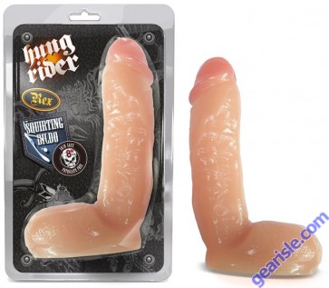 Hung Rider Rex Squirting Pump-Skin Safe Deldo