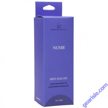 Intimate Enhancements Numb Anal Gel Mint 2 Oz