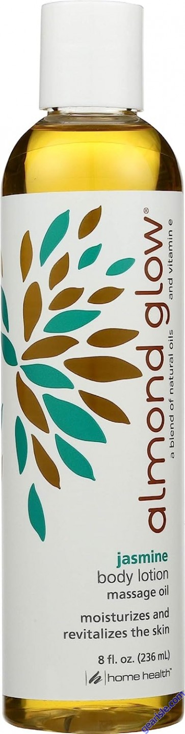 Almond Glow Body Lotion Jasmine 8 Oz Cruelty Free Home Health