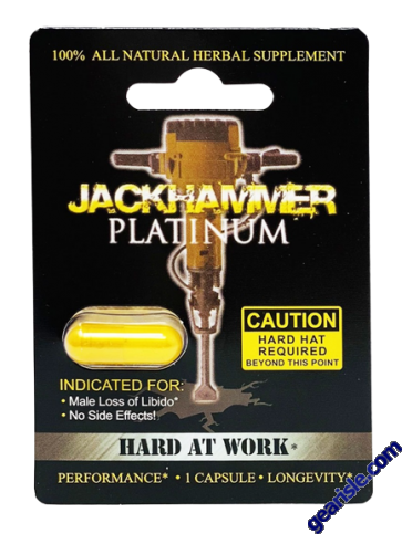 Jackhammer Platinum Sexual Male Enhancement Gold Pill