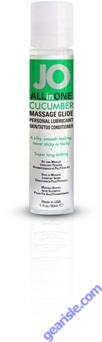 Jo All In One Cucumber Lubricant 1 fl.oz/ 30ml Travel Size Jo All In One Cucumber Lubricant 1 fl.oz/ 30ml Travel Size
