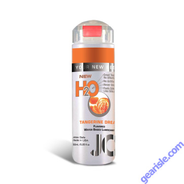 System Jo H2O Tangerine Dream Flavored Lubricant Latex Safe  5.25Oz