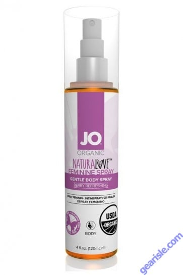 System Jo Organic Natural Love Feminine Spray Berry Refreshing 4 Oz