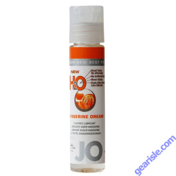 New H2O Jo Tangerine Dream Flavored Lubricant 1 fl.oz/ 30ml Travel Size