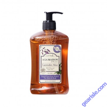 A La Maison Lavender Aloe Bottle Liquid Hand Soap