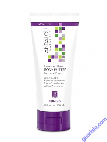 Lavender Shea Firming Body Butter 8 fl oz Andalou Naturals