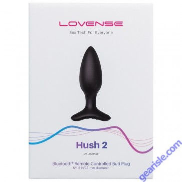 Butt Plug Lovense Hush 2 Bluetooth Remote Control Vibrating box