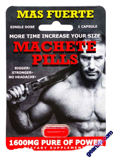 Machete Pills Male Enhancement Red