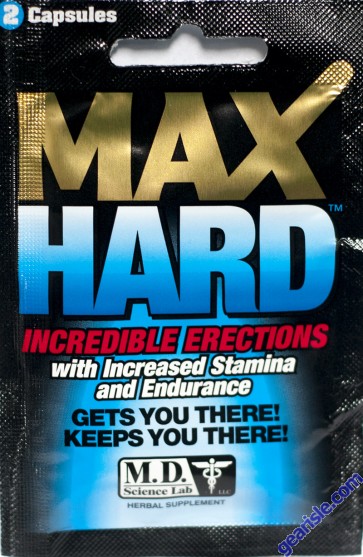 Max Hard Male Enhancement 2 Tablets 