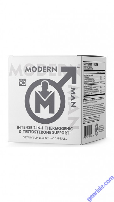 Modern Man V3 Testosterone Booster Thermogenic Fat Burner