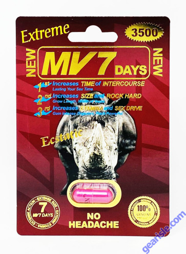 MV 7 Days 3500mg Extreme Male Sexual Enhancement Pill