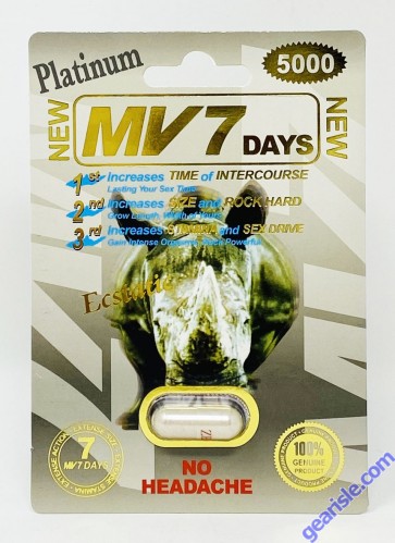 MV 7 Days Platinum 5000mg  Male Enhancement Capsule