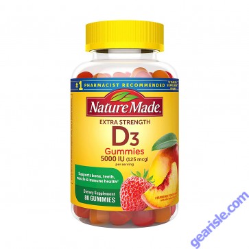 Nature Made Vitamin D3 Gummies 5000 IU