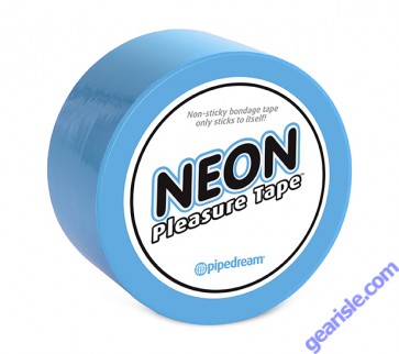 Neon Pleasure Tape Blue Non Sticky Bondage
