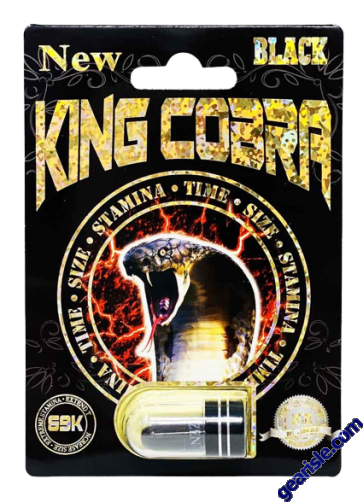 King Cobra Black 69K Male Enhancement for Men Pills