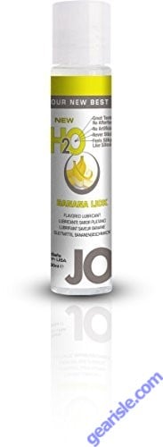 Jo H2O Juicy Banana Lick Lubricant 1 fl.oz/ 30ml Travel Size