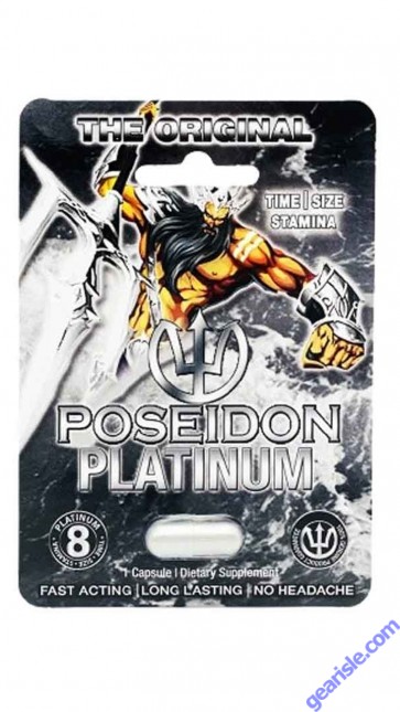 New Poseidon Platinum 8 Sexual Dietary Supplement 