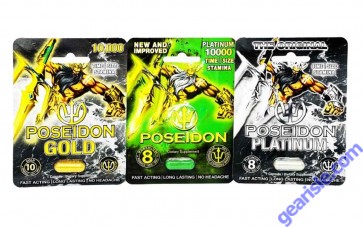Poseidon Male Enhancement 3 Pills Sample Pack