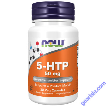NOW Foods 5-HTP 50mg 30 Veg Capsules