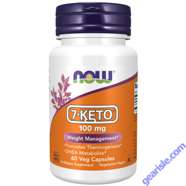NOW Foods 7-Keto 100mg 60 Veg Capsules