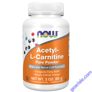 NOW Foods Acetyl-L-Carnitine Pure Powder 3 oz.