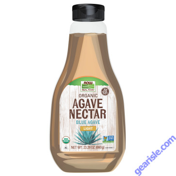NOW Foods Agave Nectar Light & Organic 23.28 oz.