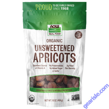 NOW Foods Apricots Unsweetened & Organic 16 oz.