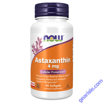 NOW Foods Astaxanthin 4mg 90 Softgels