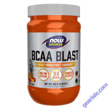 NOW Foods BCAA Blast Powder Tropical Punch 6 g