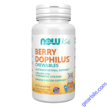 NOW Foods BerryDophilus Kids 60 Chewables