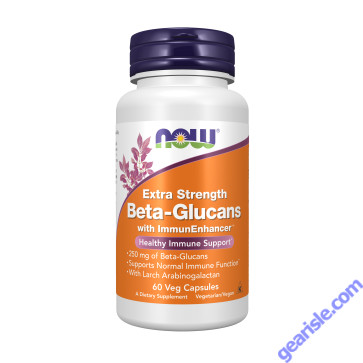 NOW Foods Beta-Glucans with ImmunEnhancer X-Strength 60 Veg Caps