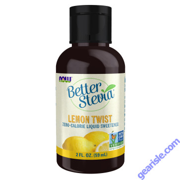 NOW Foods BetterStevia Lemon Twist 2 fl oz