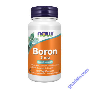 NOW Foods Boron 3mg 100 Veg Capsules