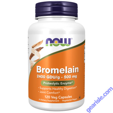 NOW Foods Bromelain 500mg 120 Veg Capsules