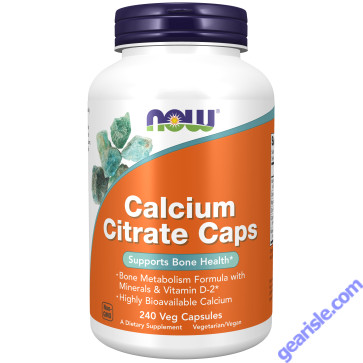 NOW Foods Calcium Citrate 240 Veg Capsules