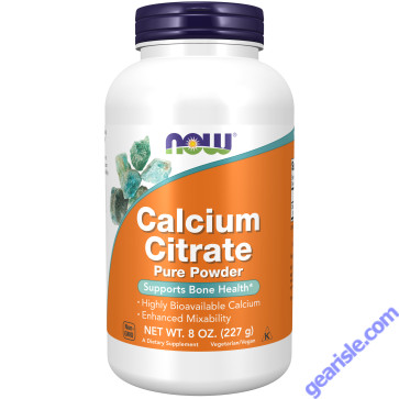 NOW Foods Calcium Citrate Pure Powder 8 oz