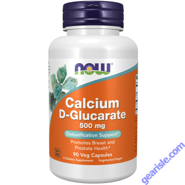 NOW Foods Calcium D-Glucarate 500mg 90 Veg Capsules