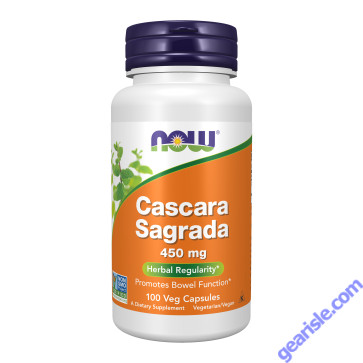 NOW Foods Cascara Sagrada 450mg 100 Veg Capsules