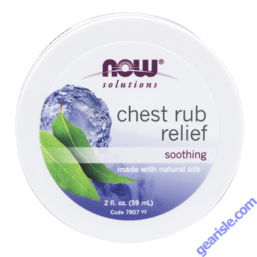 NOW Foods Chest Rub Relief 2 fl oz