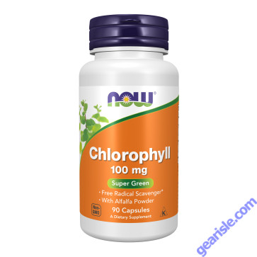 NOW Foods Chlorophyll 100mg 90 Veg Capsules